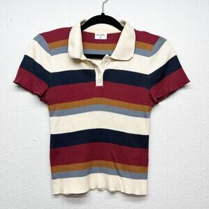 Others Follow Cropped Y2K Grunge Top Womens XS Preppy Coquette Indie Retro Fairy